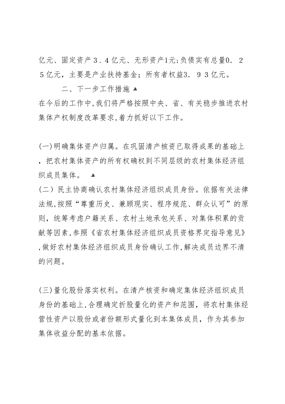 农村集体资产清产核资总结_第4页