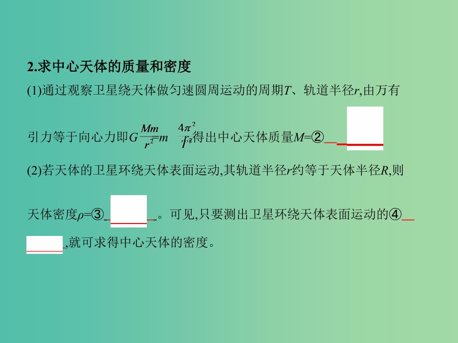 高考物理一轮复习第五章万有引力与航天第1讲万有引力定律与天体运动课件.ppt_第4页