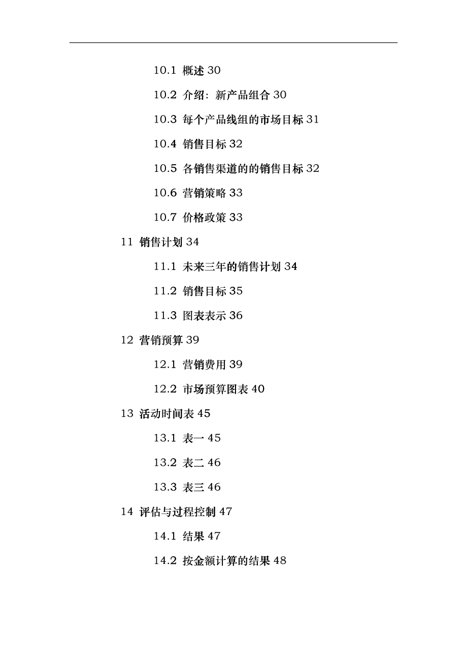 市场营销营销模板_第4页