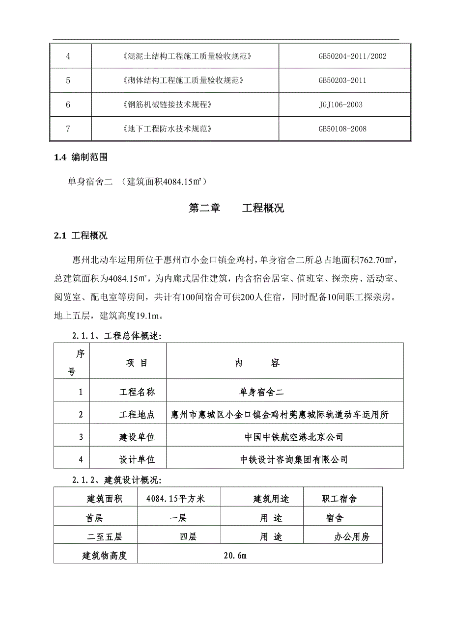 动车运用所单身宿舍二施工方案.doc_第4页