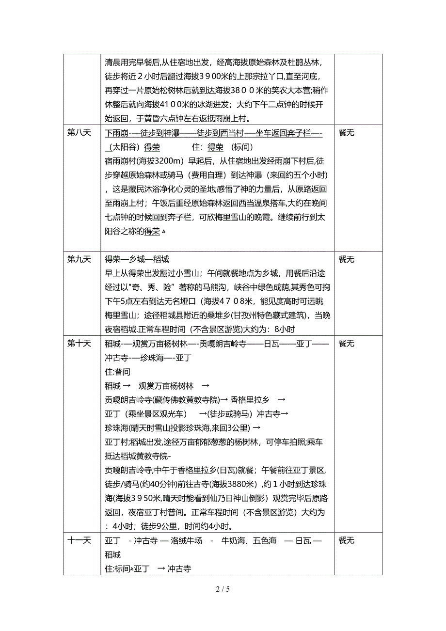 云南四川旅游_第2页