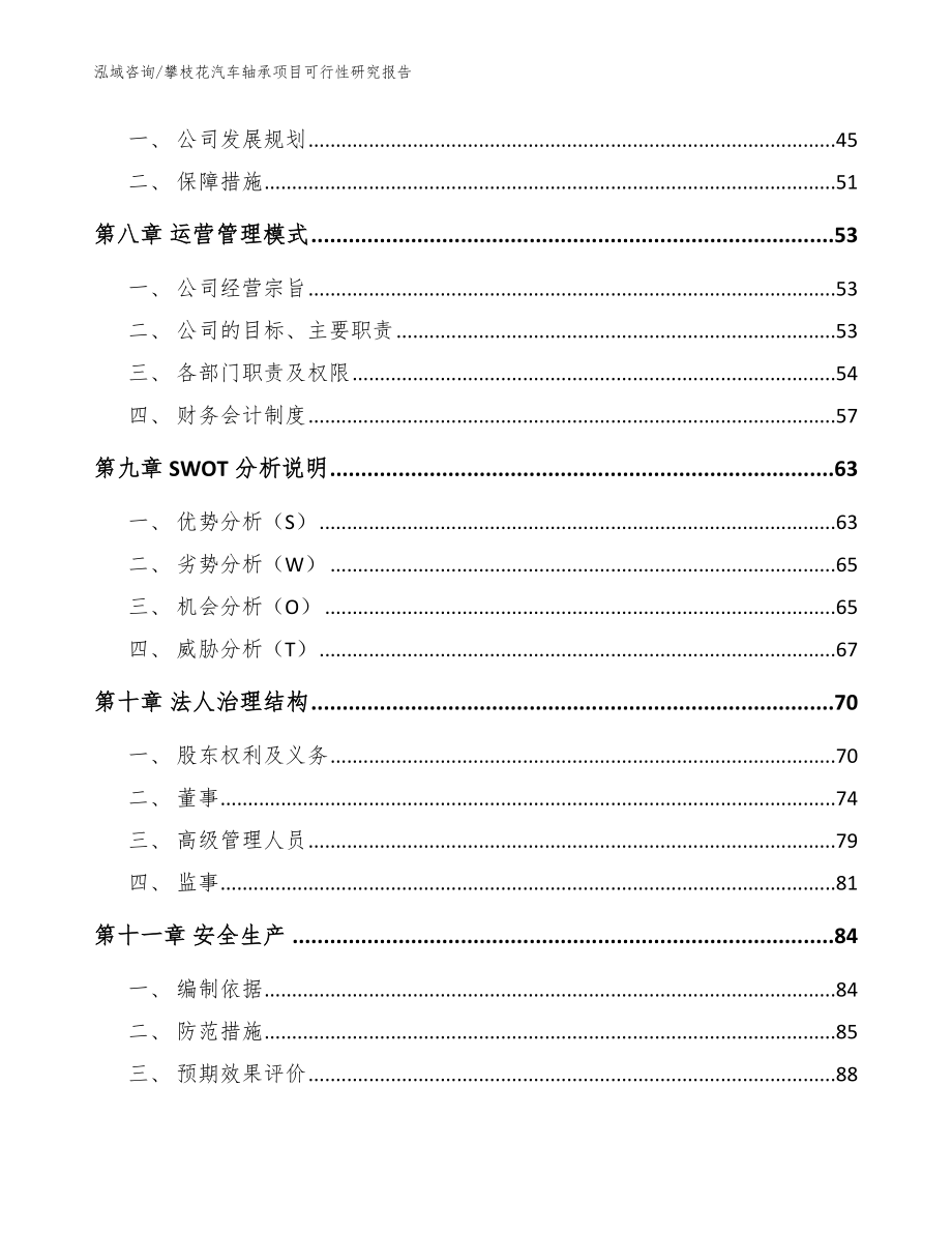 攀枝花汽车轴承项目可行性研究报告【参考范文】_第3页