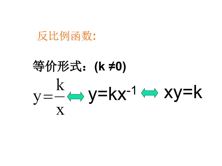 反比例函数复习课课件_第3页