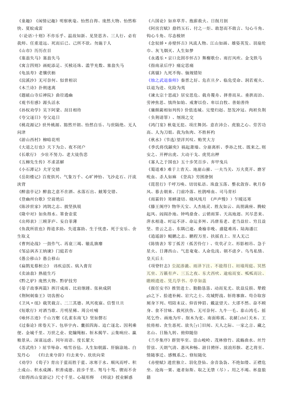 初中文言文中的成语_第1页