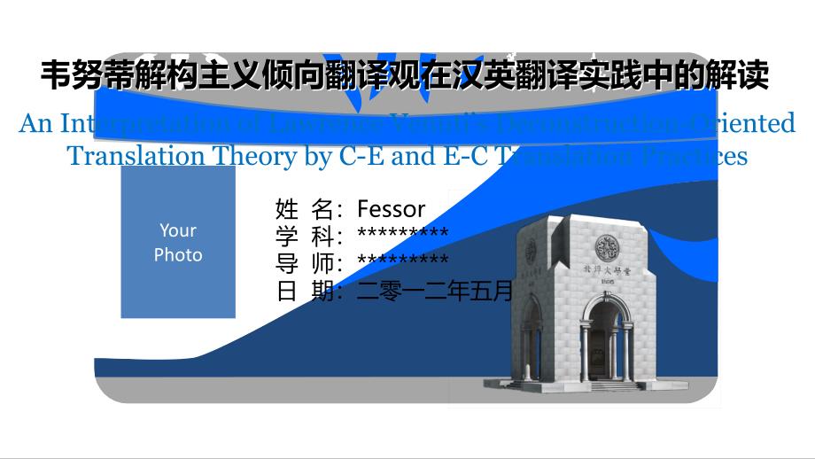 翻译专业毕业答辩ppt作品_第2页