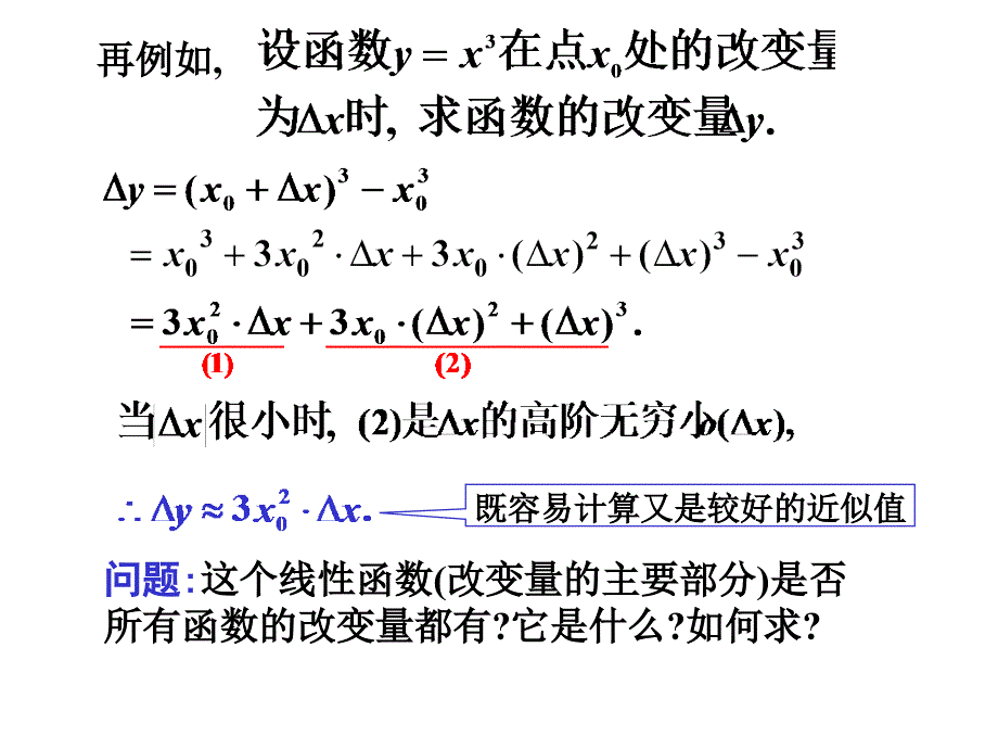 高等数学课件：2-5 函数的微分与线性逼近_第2页