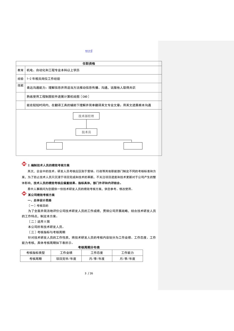 技术人员绩效管理系统、考核地难点问题_第3页