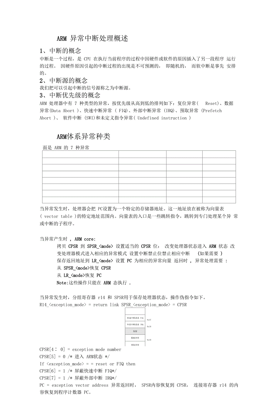 异常及中断处理讲解_第1页