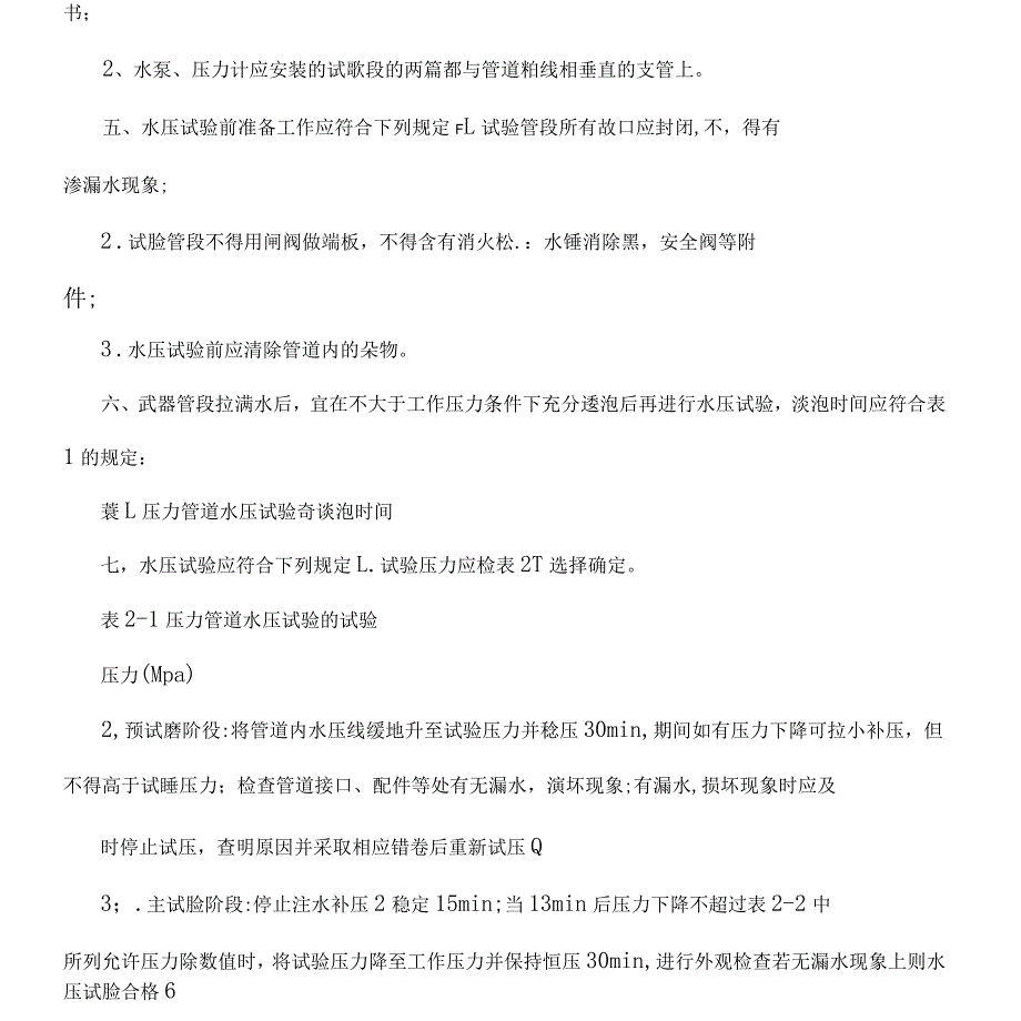 压力管道水压试验报告_第2页