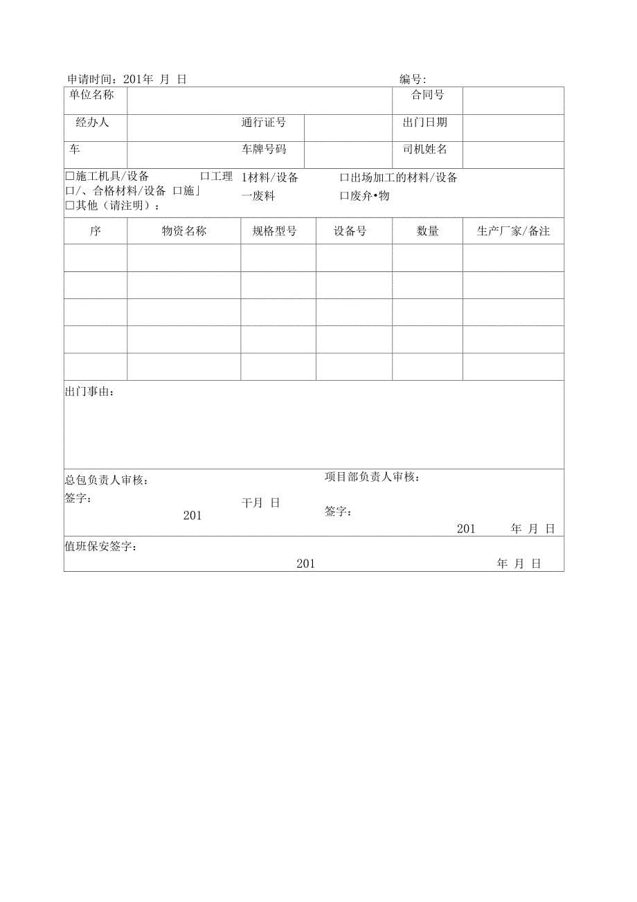 施工项目封闭管理系统规定_第5页