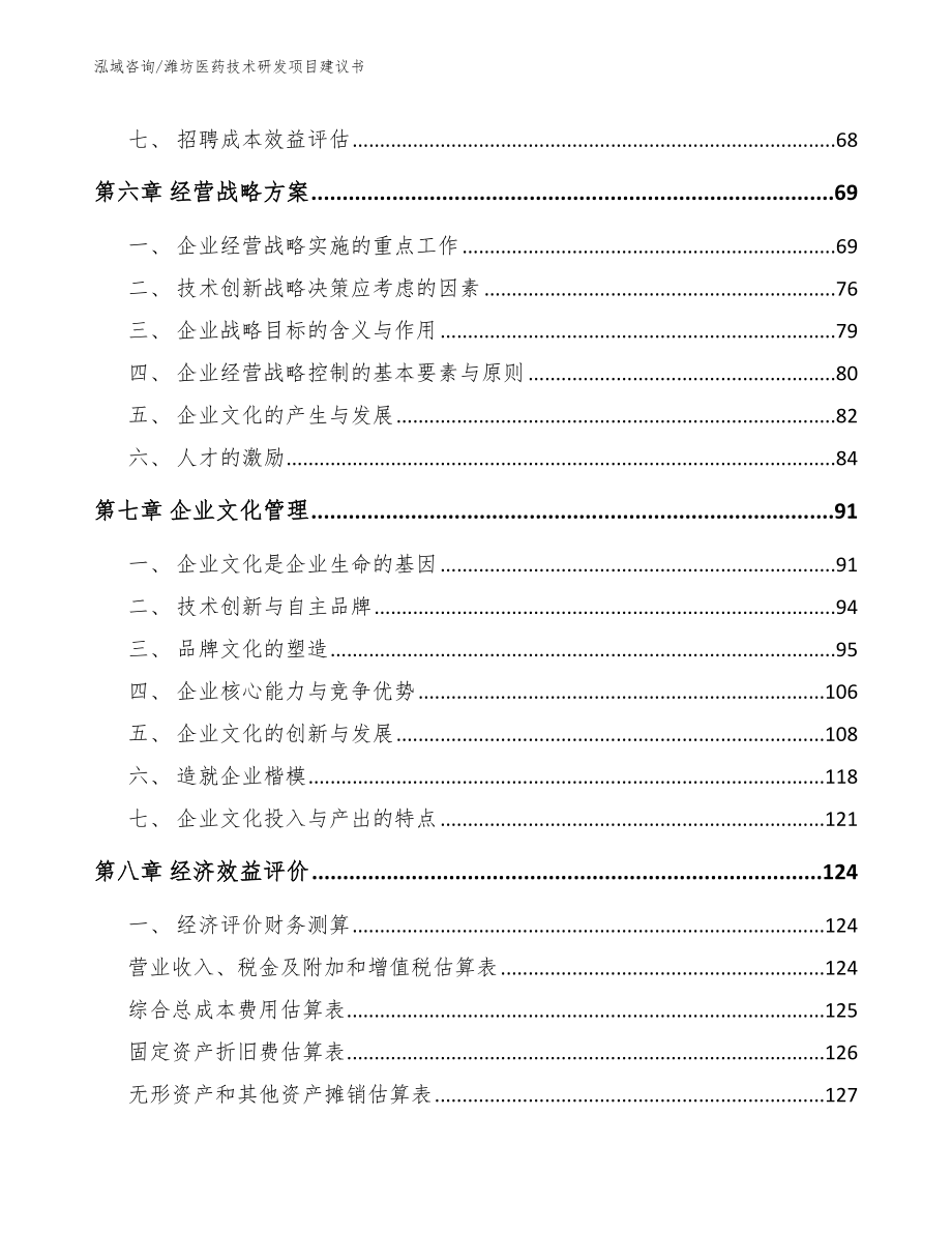 潍坊医药技术研发项目建议书（范文参考）_第4页