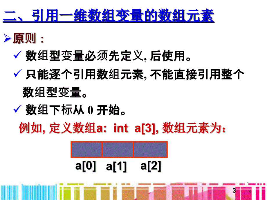 C语言一维数组课件_第3页