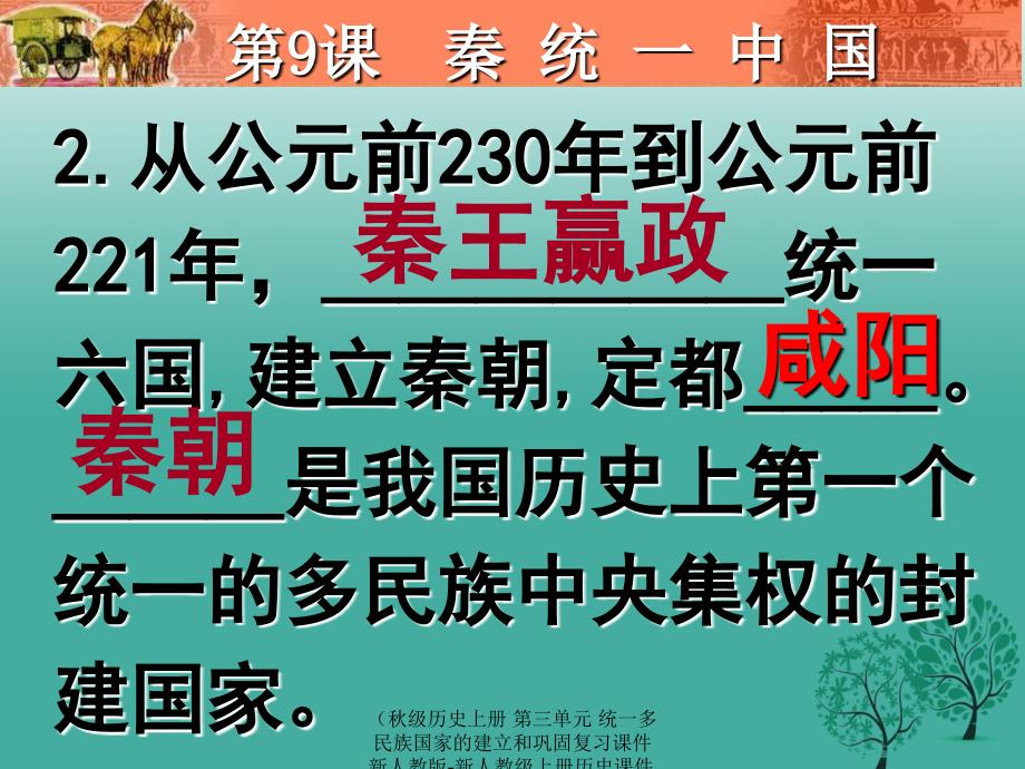 最新历史上册第三单元统一多民族国家的建立和巩固复习课件_第4页