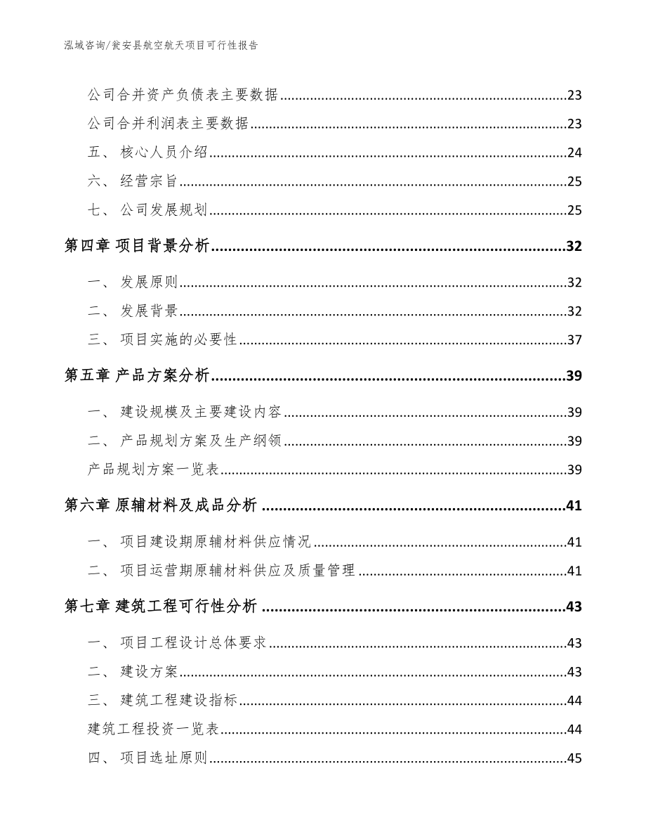 瓮安县航空航天项目可行性报告（范文模板）_第3页