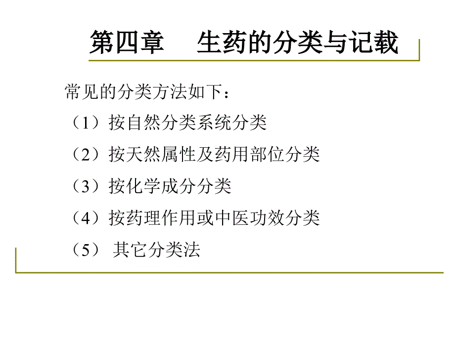 药用植物学与生药学11生药分类与记载.ppt_第4页