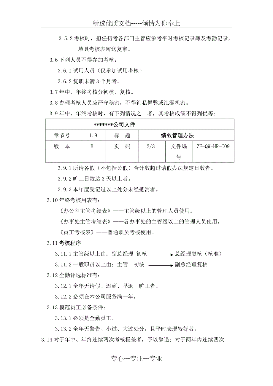 员工绩效及奖惩管理制度_第2页