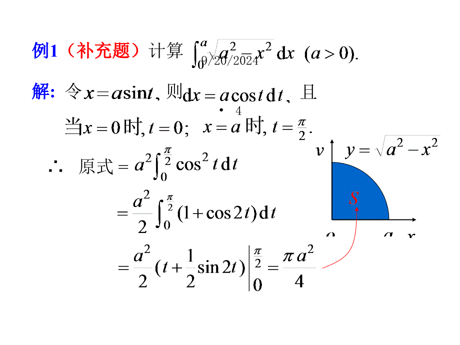 高等数学方明亮53定积分的换元法和分部积分法课件_第4页