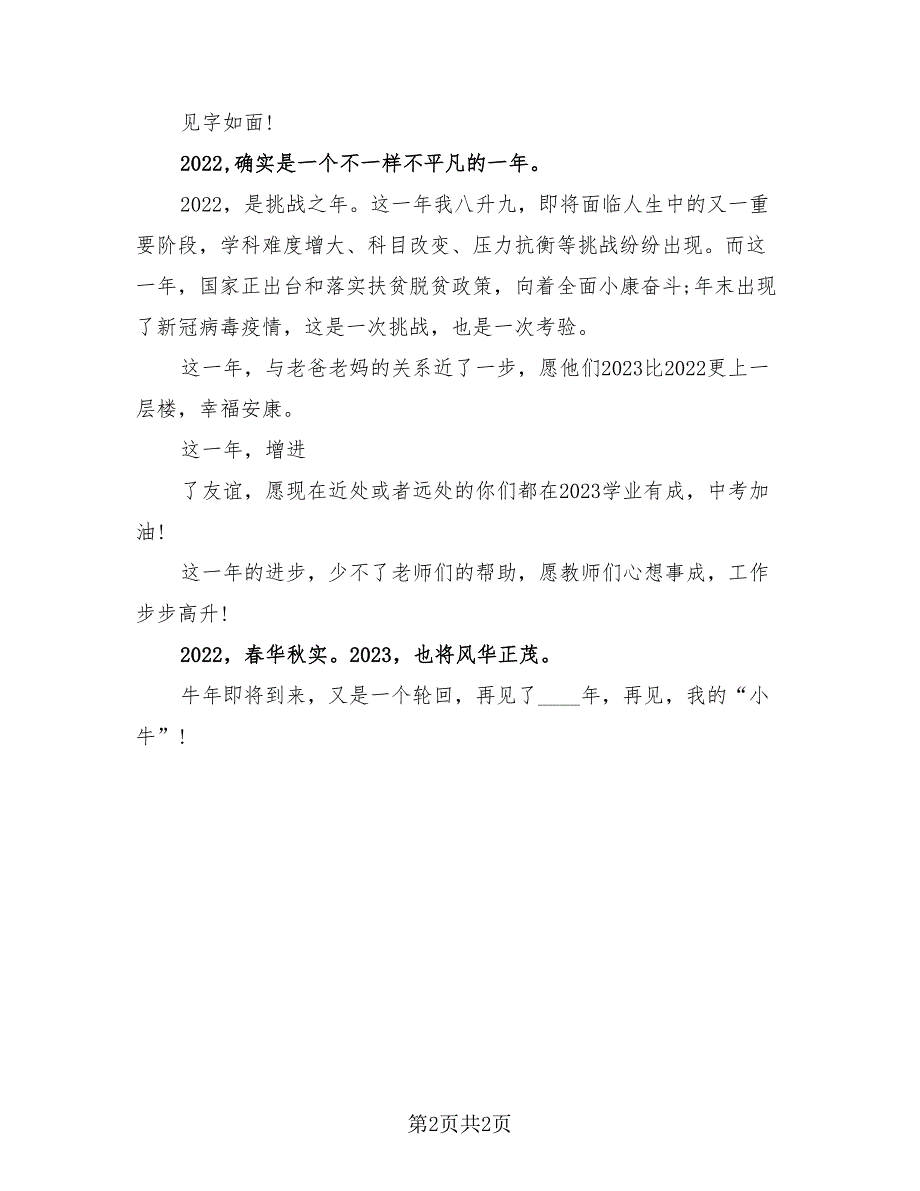 总结2023展望2023主题作（2篇）.doc_第2页