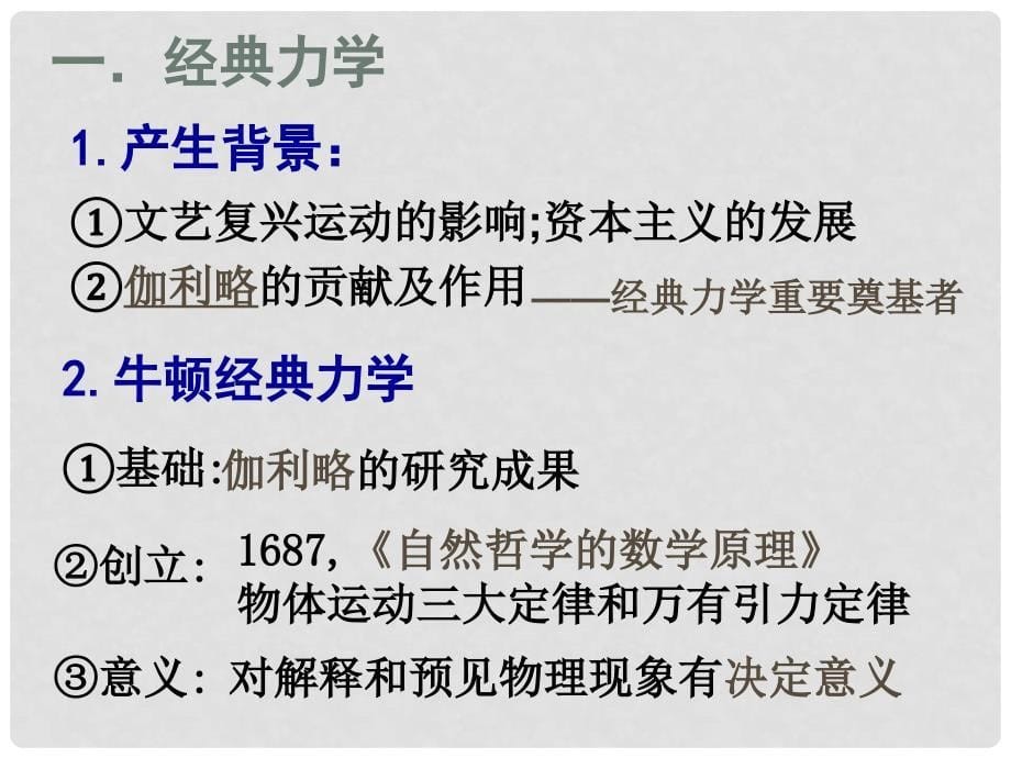 湖南省怀化市湖天中学高中历史 物理学的重大进展课件 新人教版必修3_第5页