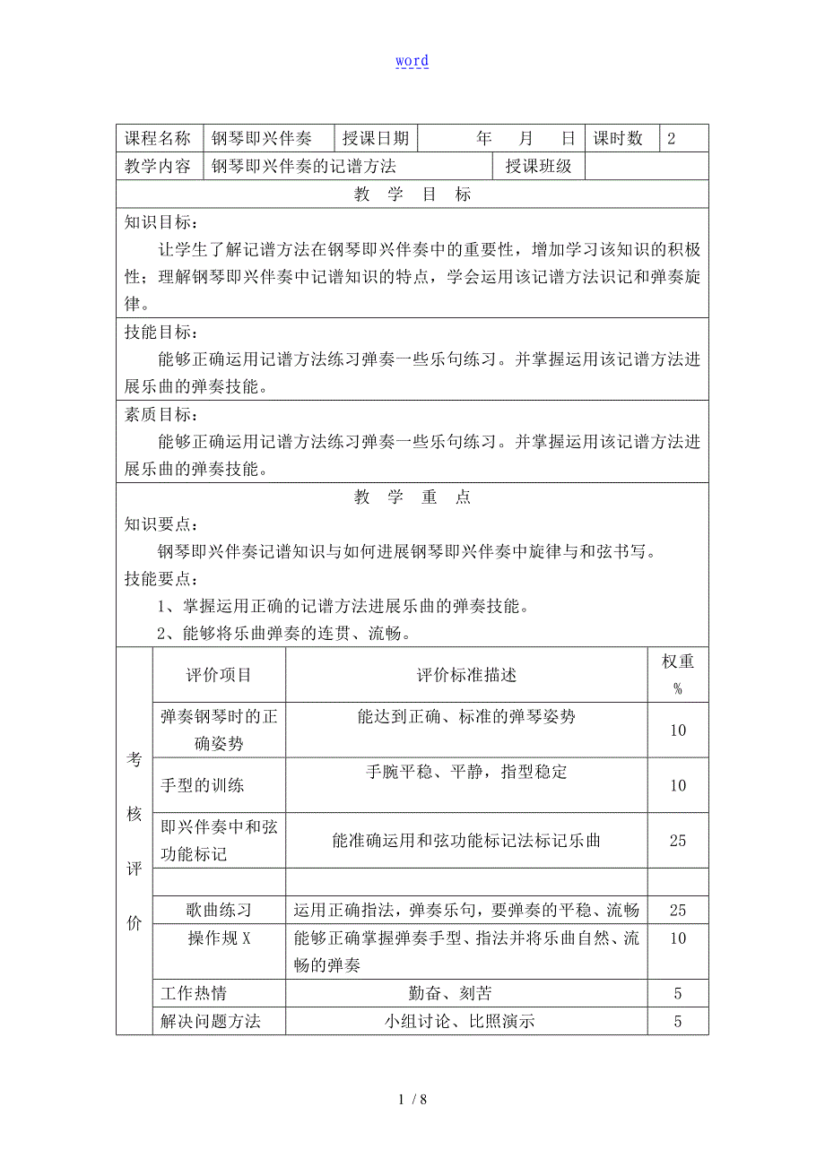 1-1钢琴即兴伴奏地记谱方法_第2页