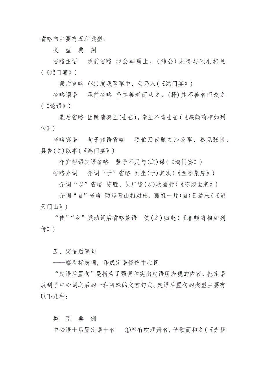 2022届高考语文一轮复习：古文翻译中的文言句式适应性专练统编版高三总复习_第4页