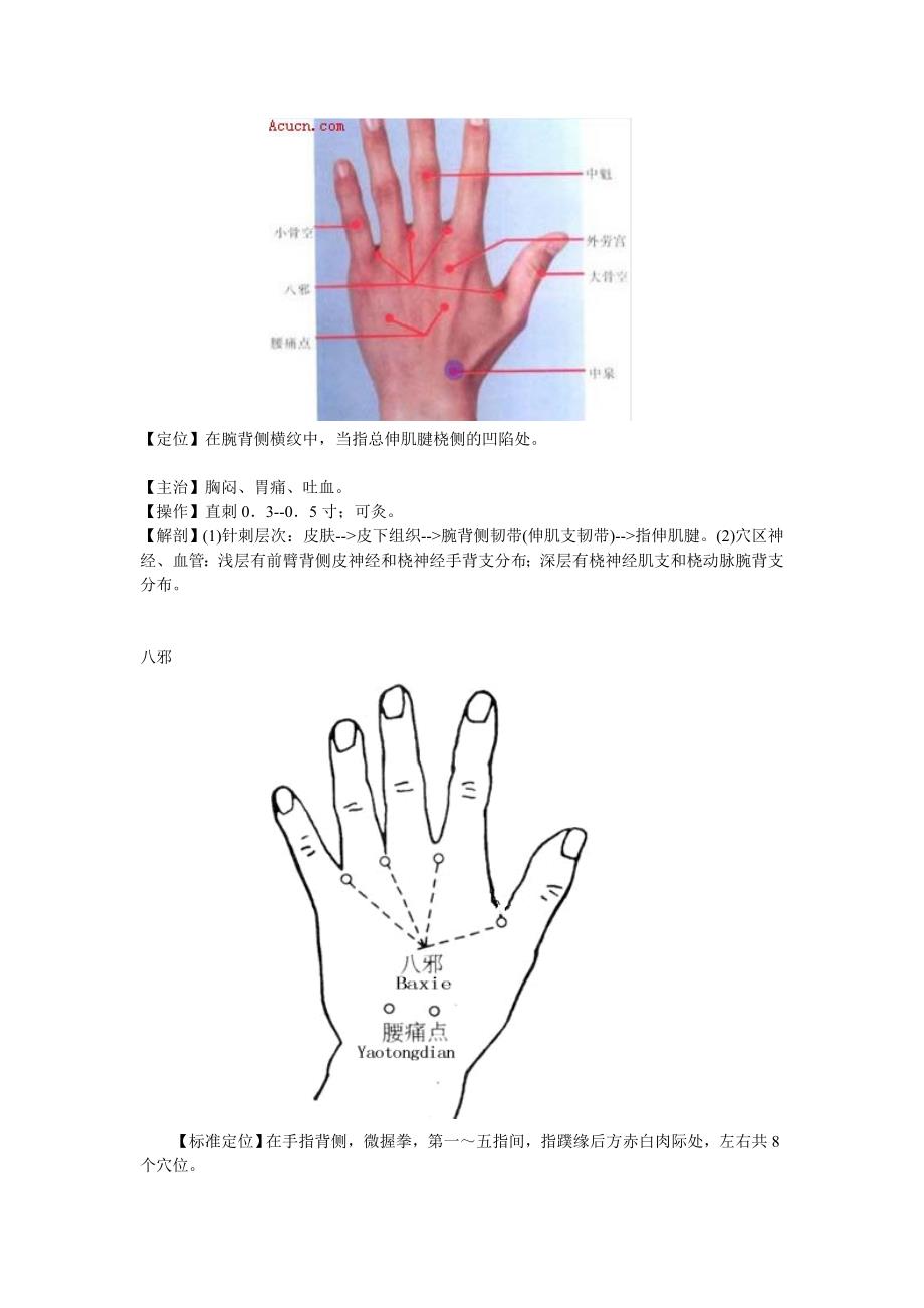 经外奇穴(四肢部)_第3页