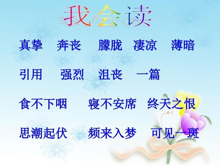 六年级语文上册第二组6怀念母亲第二课时课件_第5页