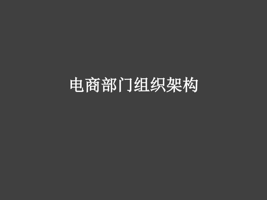 电商部门组织架构图ppt课件_第1页