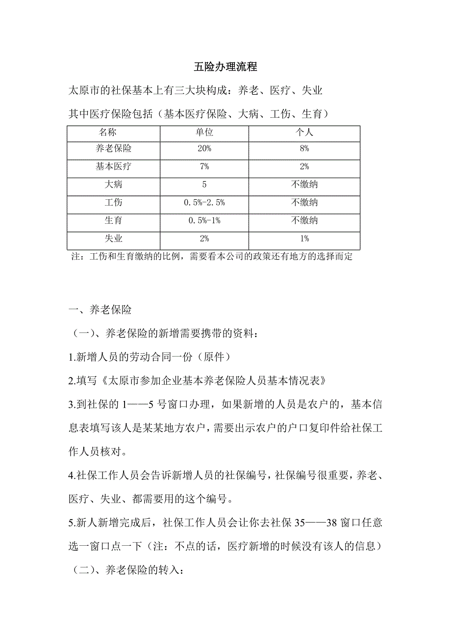 太原市2017社保办理流程_第1页