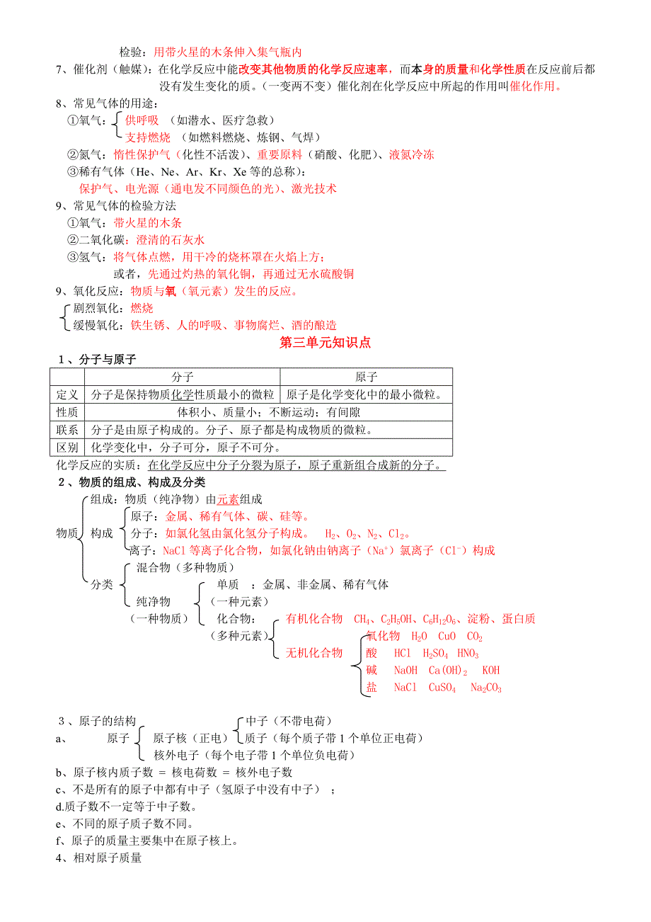 最新人教版九年级化学知识点_第4页