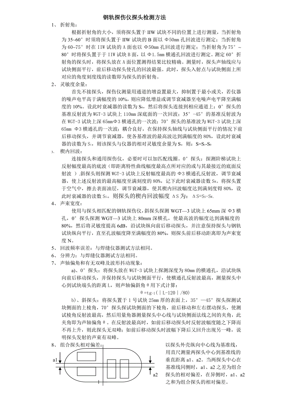 钢轨探伤仪及探头检测方法 (2).doc_第1页