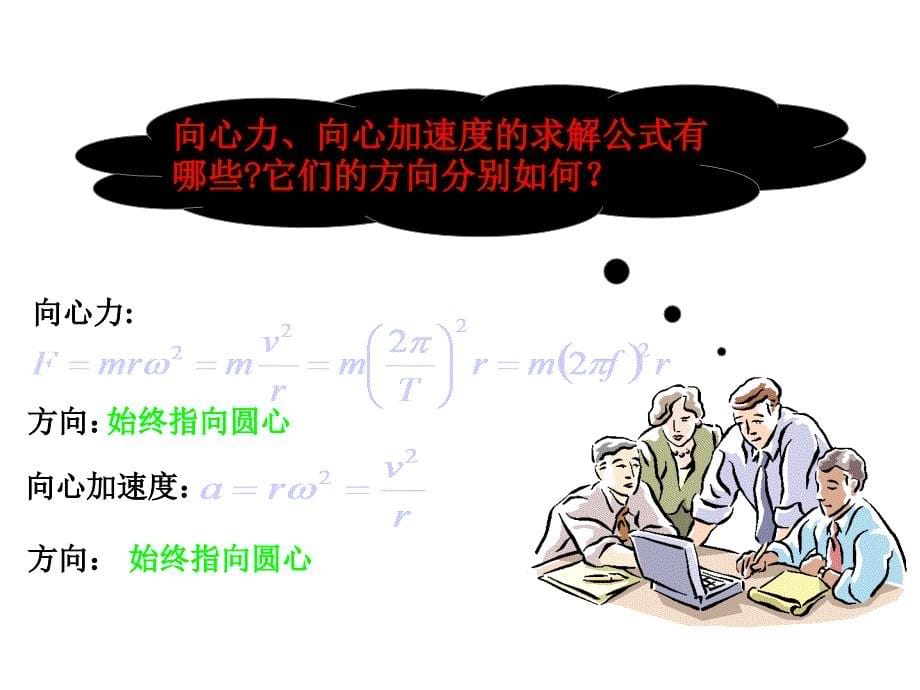 物理：55《匀速圆周运动实例分析》课件（新人教版必修2）_第5页