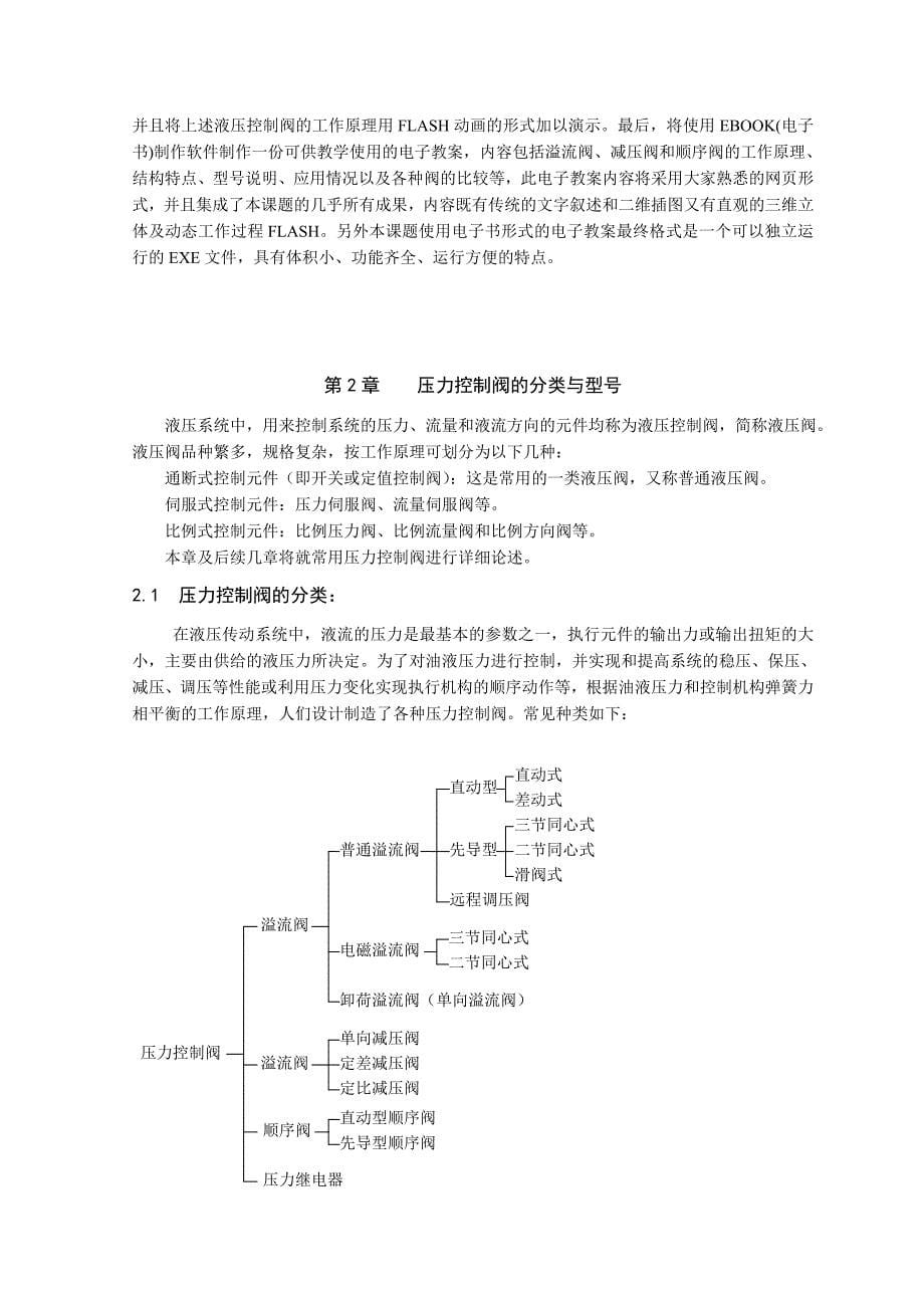 液压控制阀的理论研究与设计_第5页