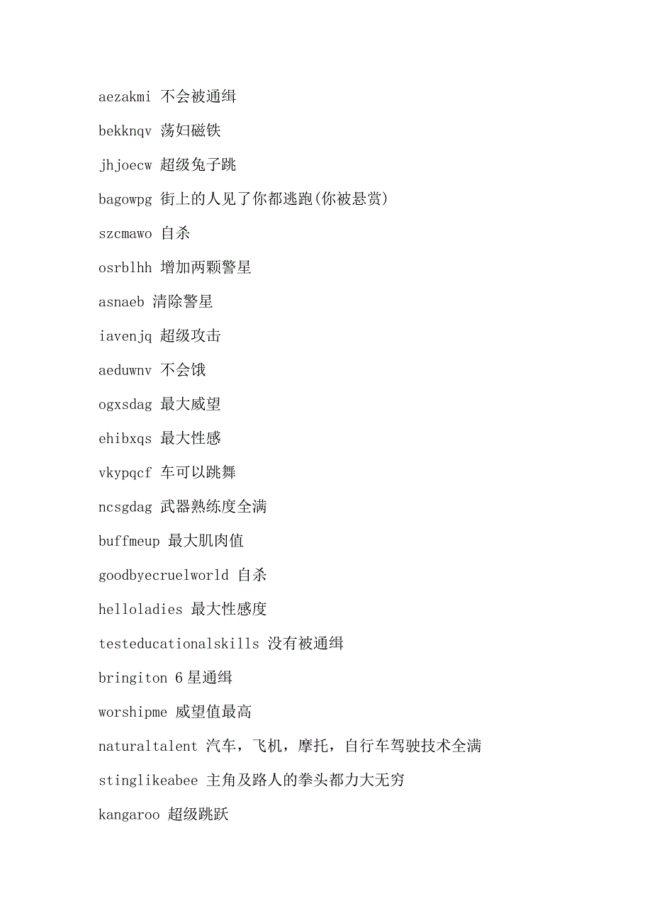 侠盗猎车手圣安地列斯秘籍31250.doc_第5页