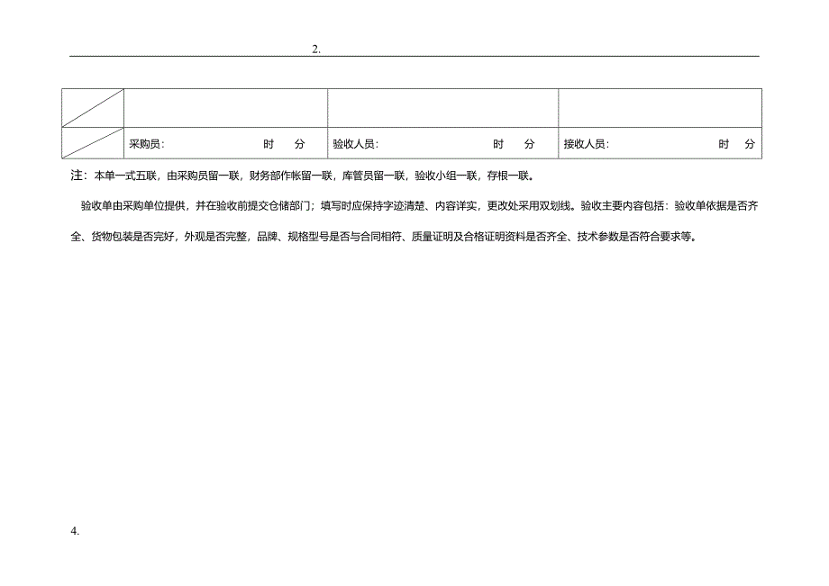 物资验收管理制度(职责调整为审计部).doc_第4页