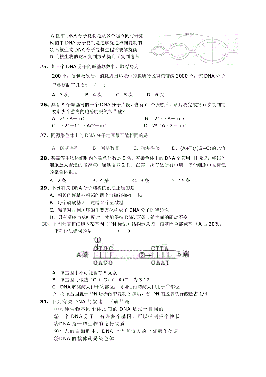 高二生物遗传的分子基础_第4页