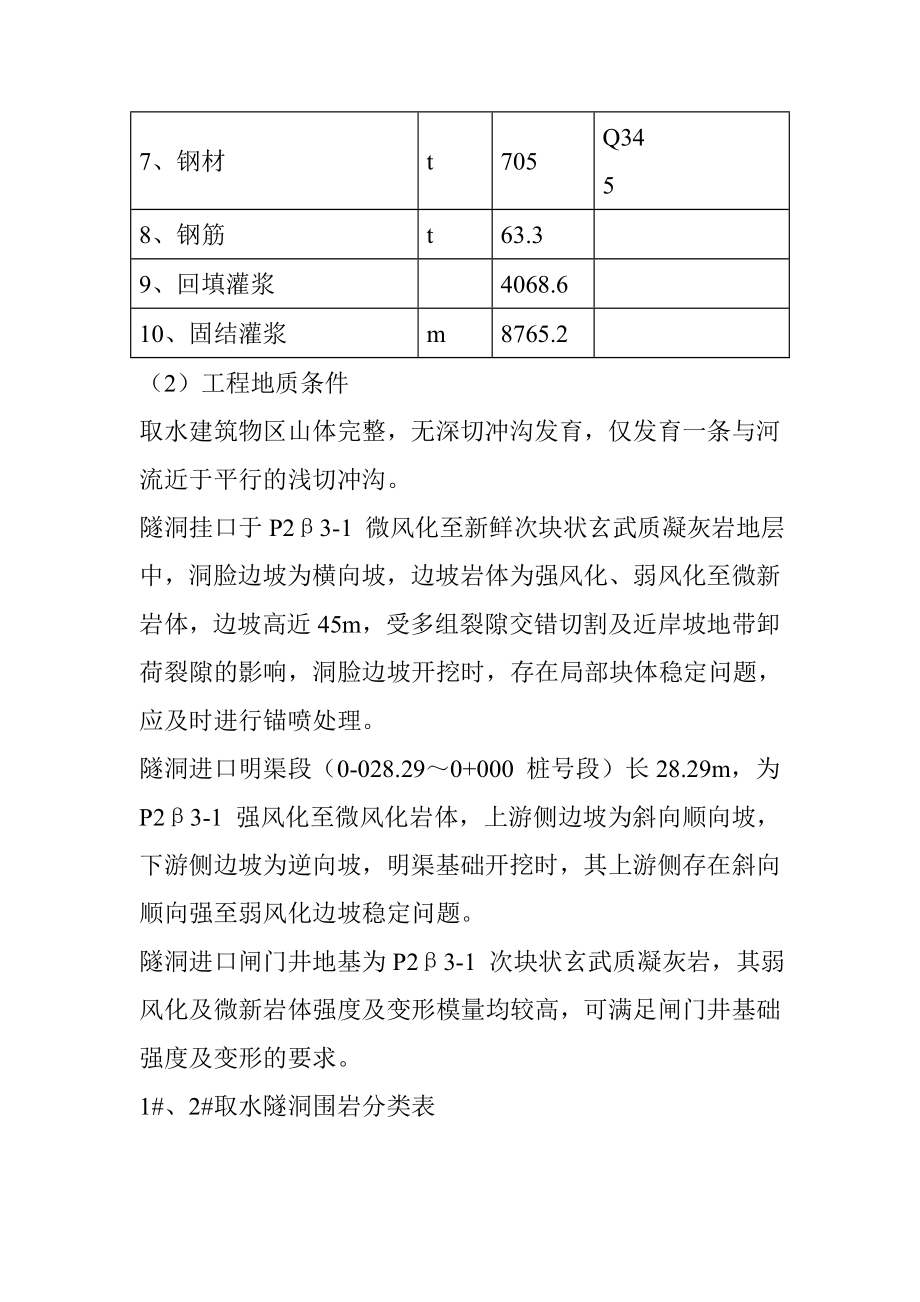 电厂供水系统及小雨谷电站引水系统土建工程施工方案_第3页