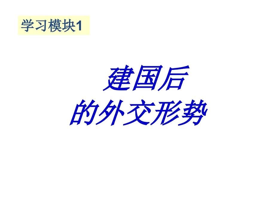 历史①必修723《新中国初期的外交》PPT课件_第5页