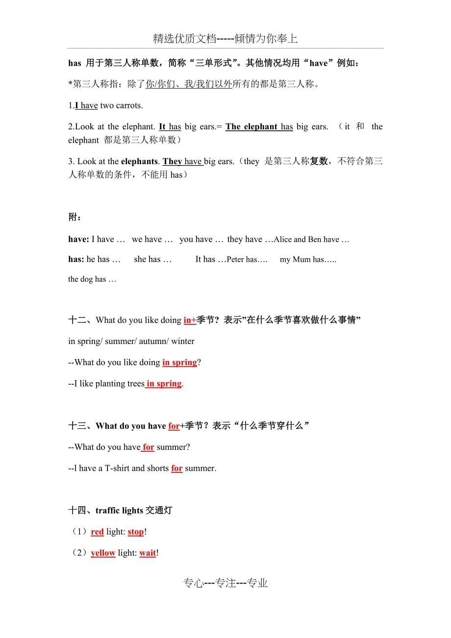 上海牛津2B期末语法点复习_第5页