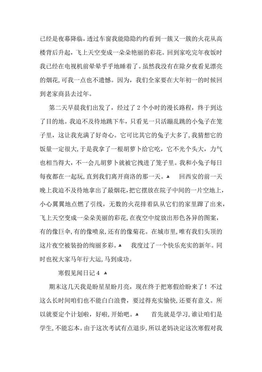寒假见闻日记_第3页