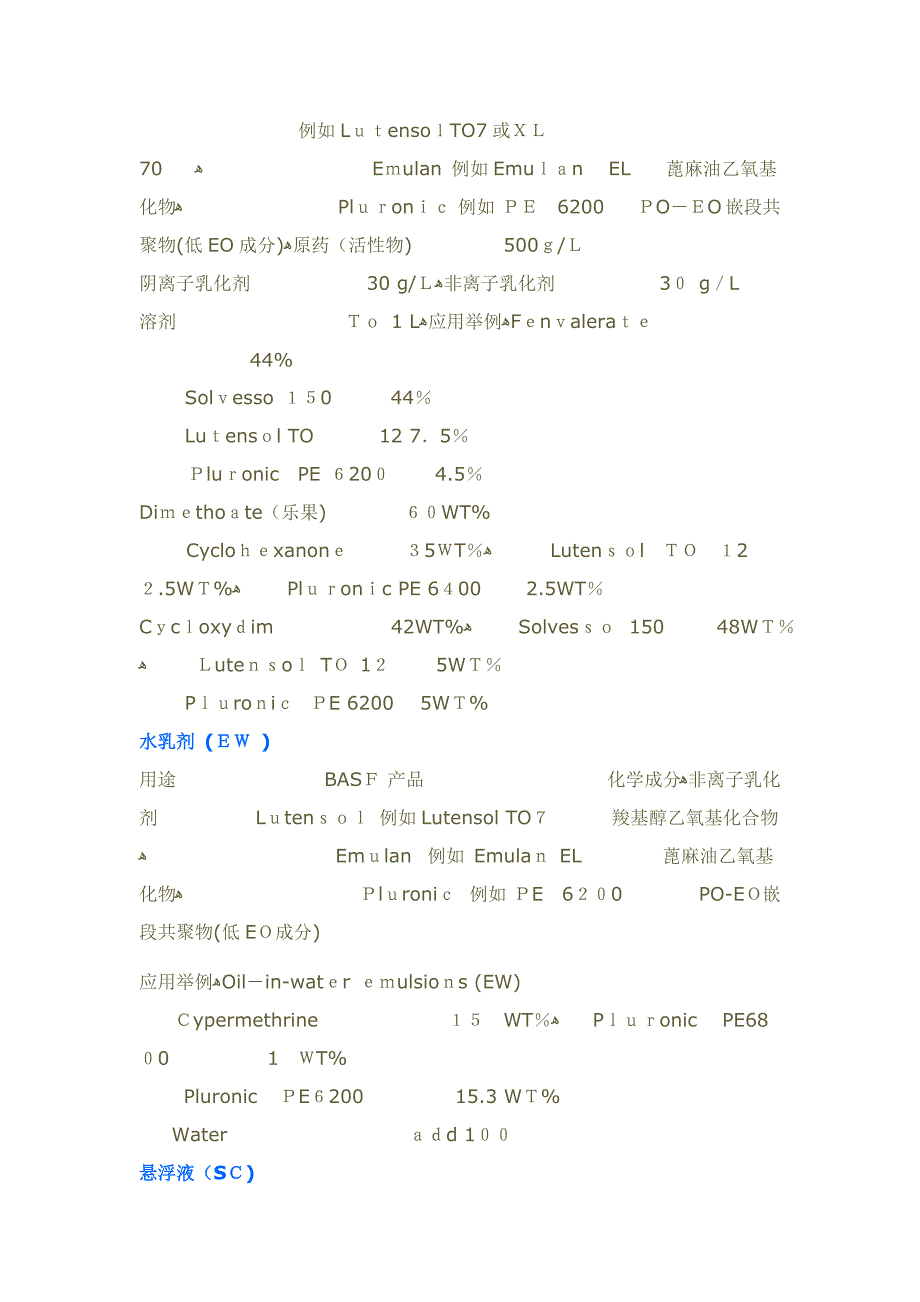 巴斯夫BASF农药助剂性能介绍与应用_第4页