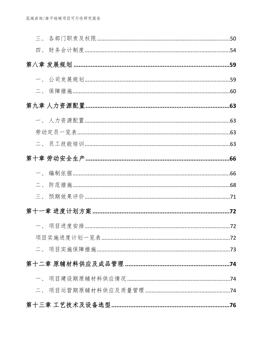 南平硅碳项目可行性研究报告【范文参考】_第4页