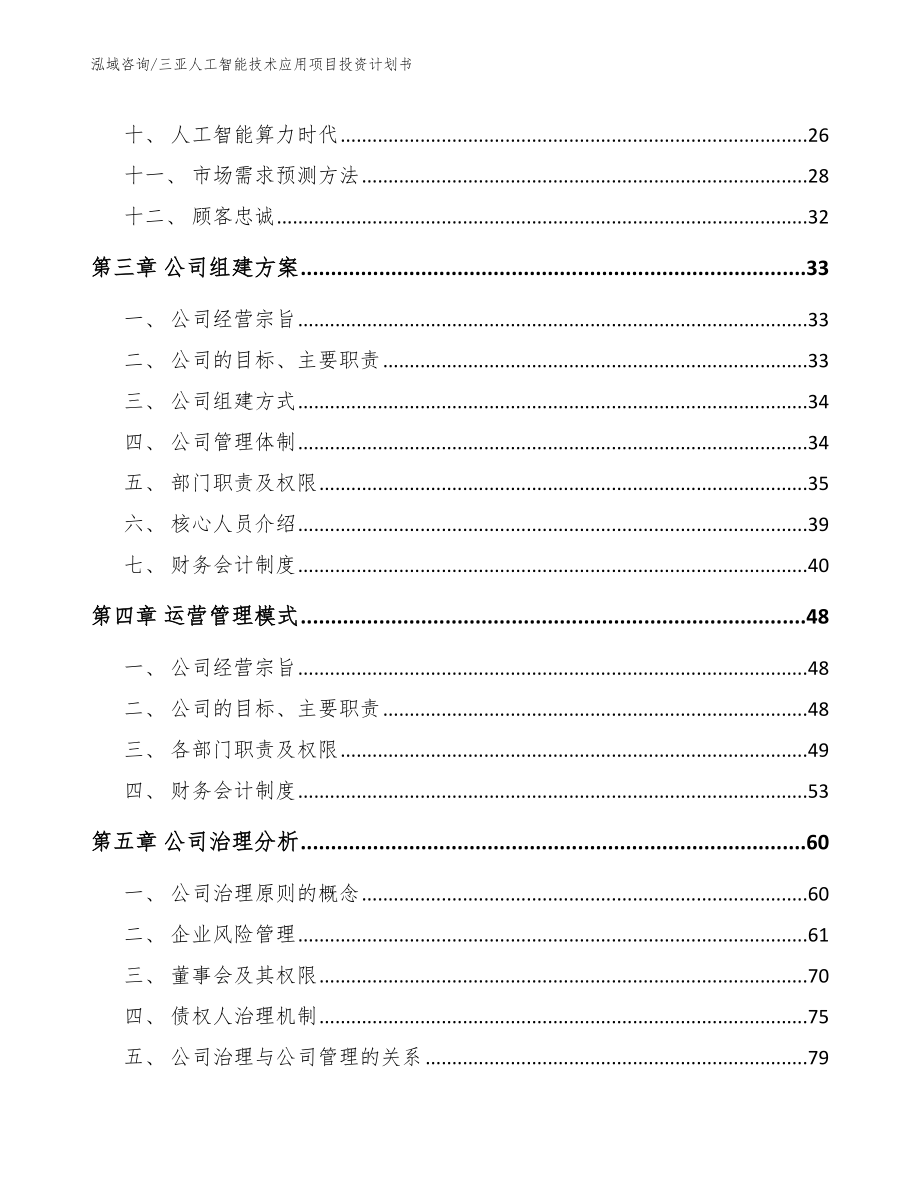 三亚人工智能技术应用项目投资计划书（模板）_第2页