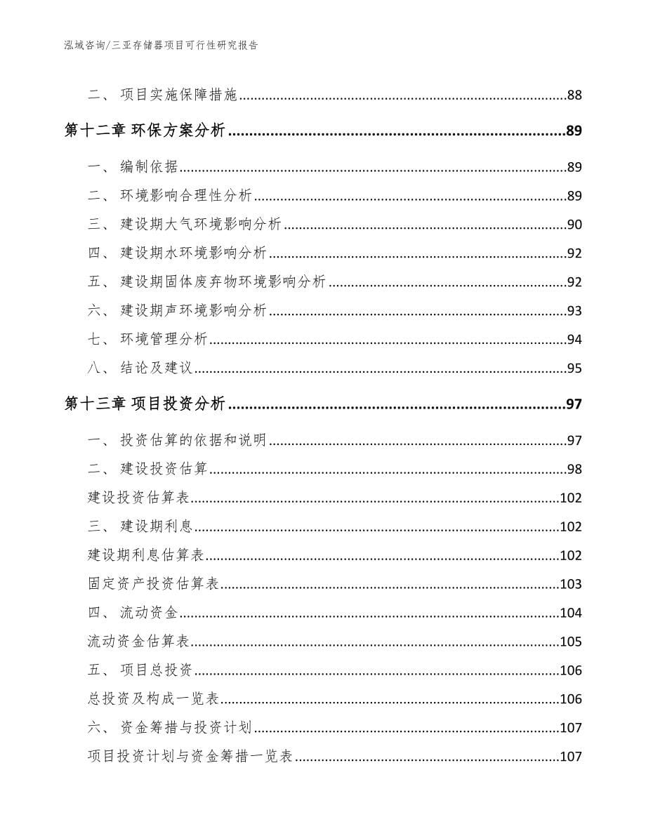 三亚存储器项目可行性研究报告模板范本_第5页