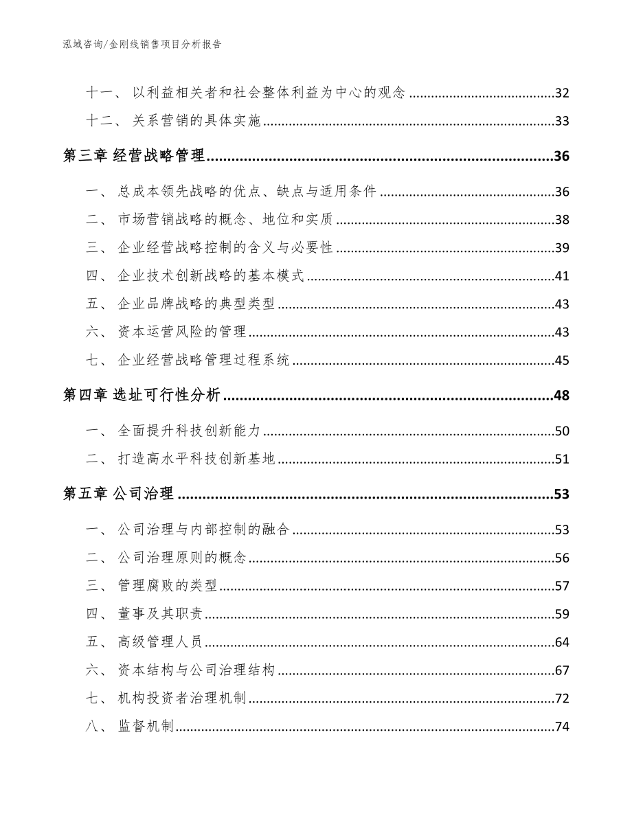 金刚线销售项目分析报告_第2页