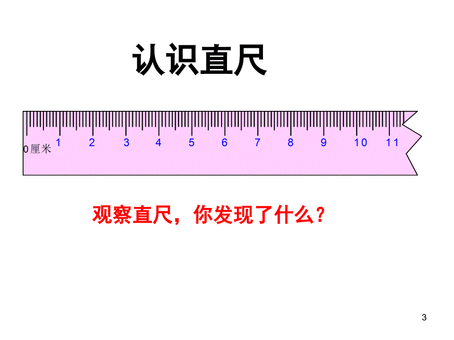 认识厘米用厘米量课堂PPT_第3页