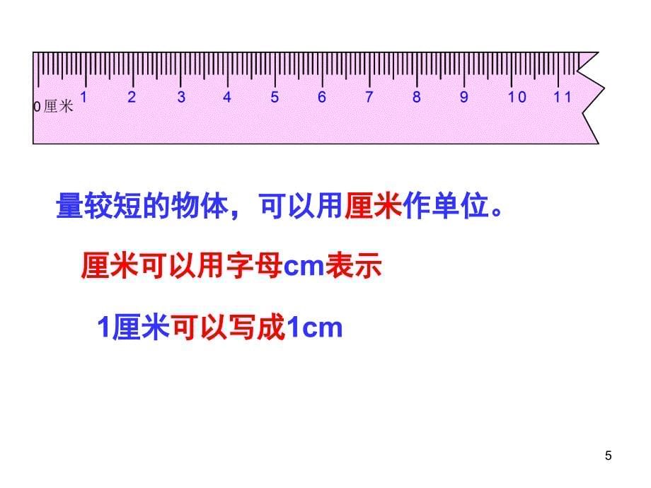 认识厘米用厘米量课堂PPT_第5页