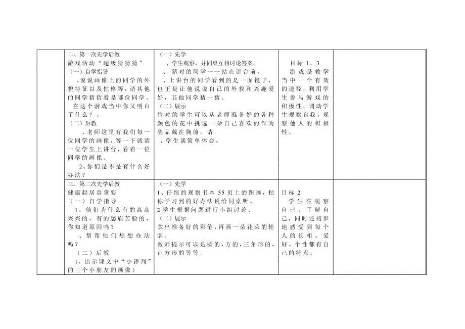 第四单元《我就是我》教案18426_第5页