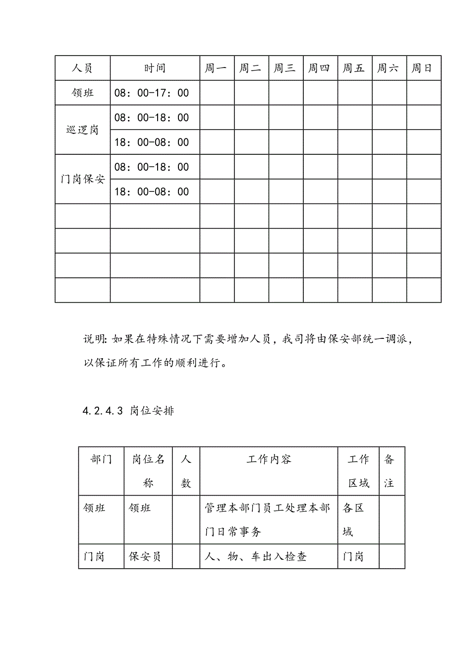 物业管理实施方案参考_第4页