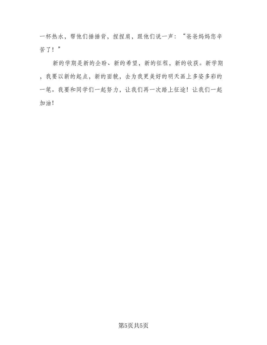 小学生新学期学习计划格式版（四篇）.doc_第5页